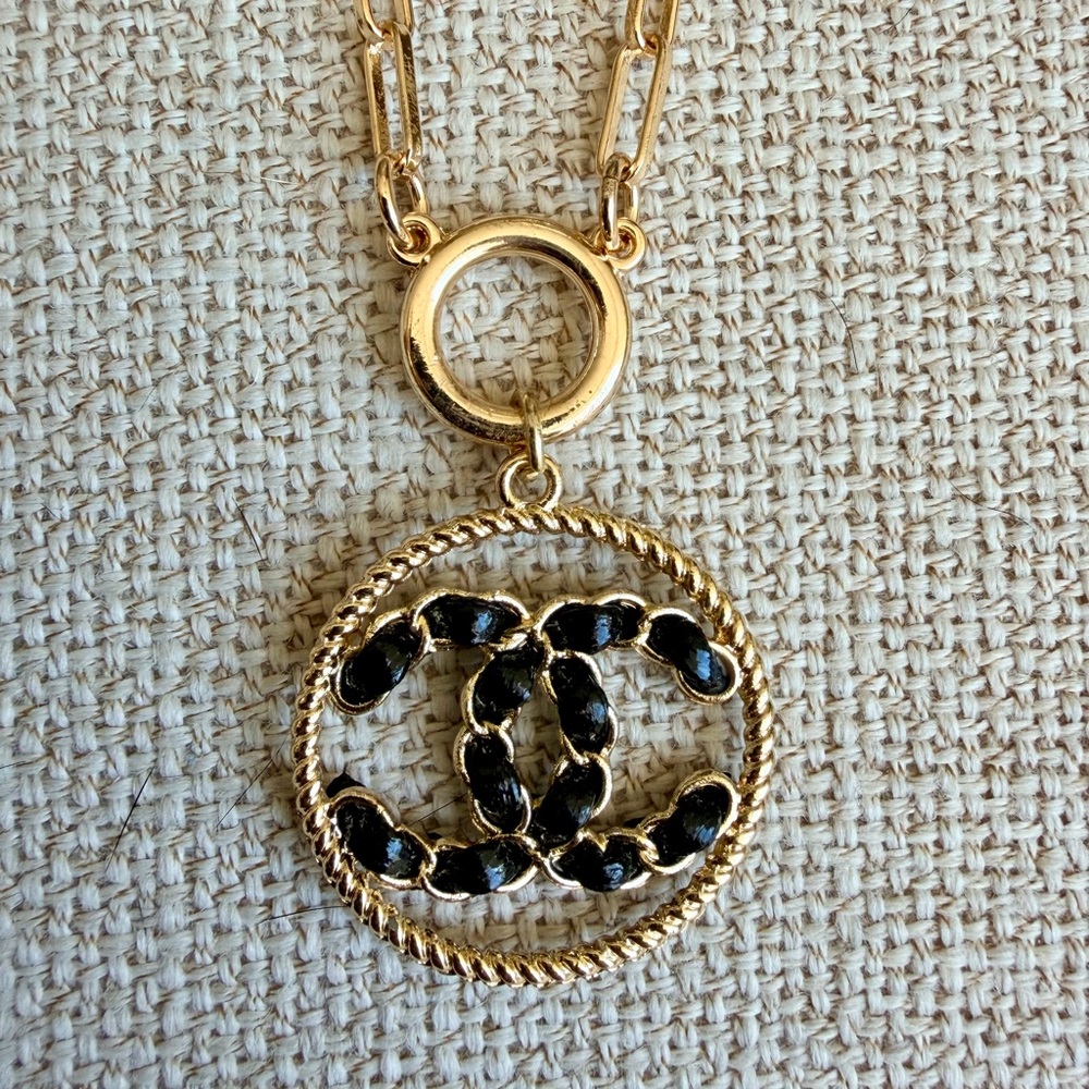 Gold and Black charm